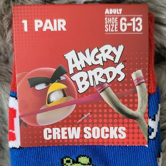 Casual Socks Yellow and Blue Crew Length - Picture 2 of 8